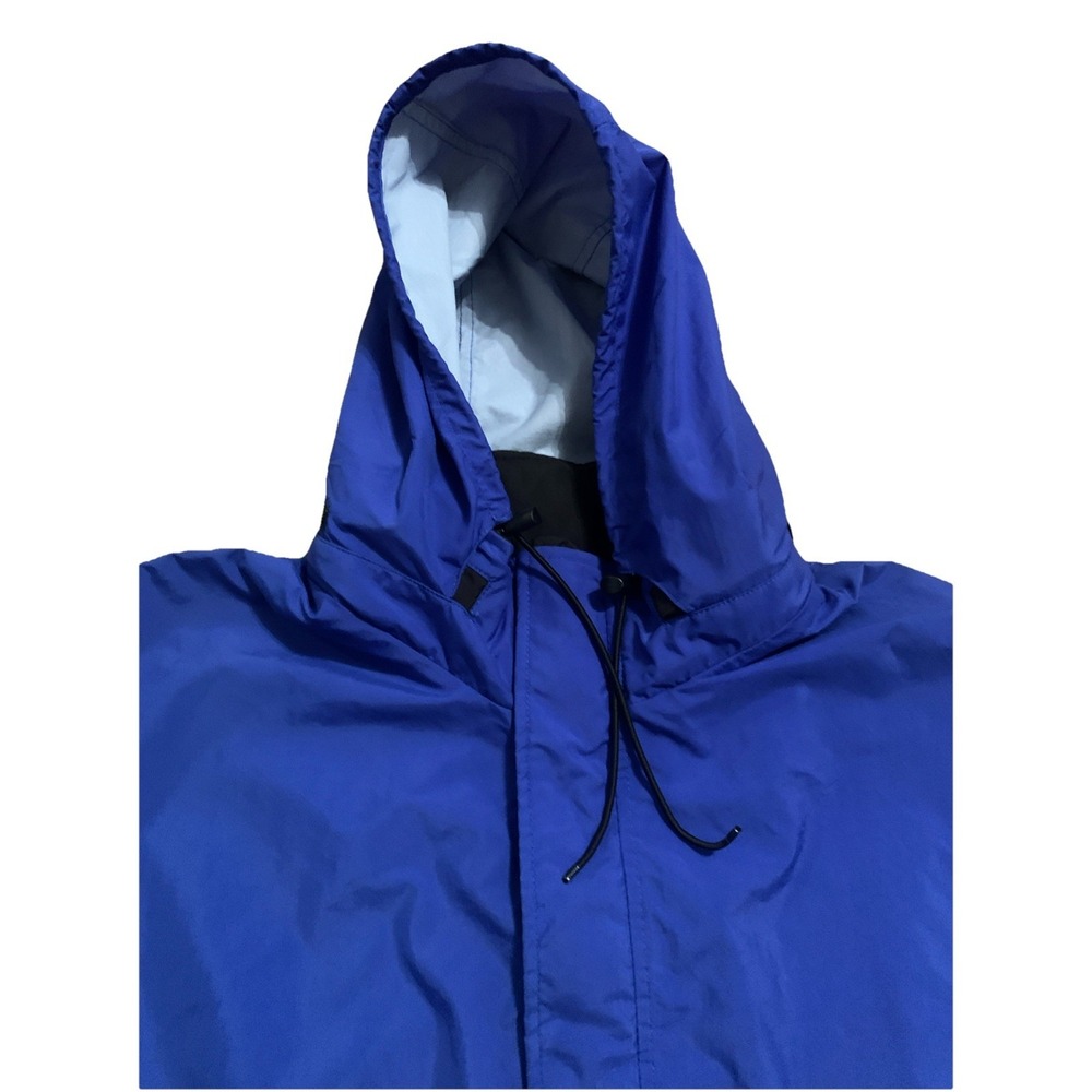Pacific Trail Men's Blue Jacket XXL Windbreaker Hooded Gorpcore Vented Full Zip - Picture 4 of 16
